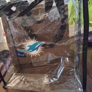 Miami Dolphins Clear Tote